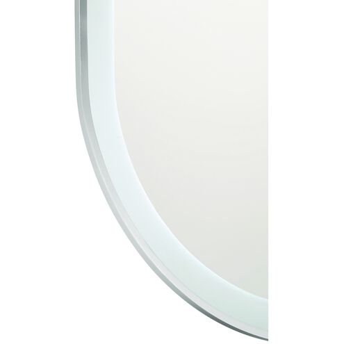 Sara 36 X 24 inch Silver Wall Mirror